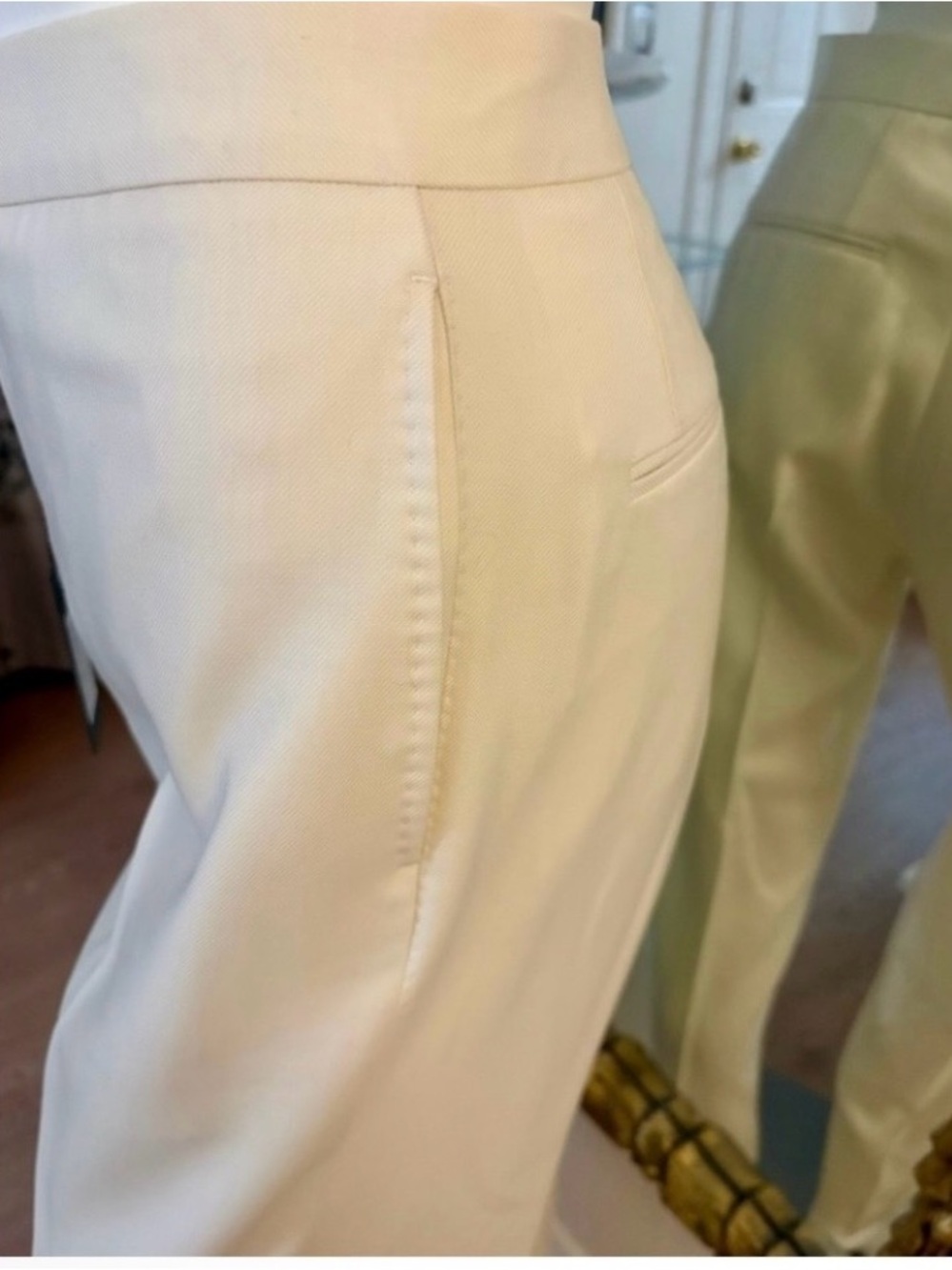 Knotstandard Loro Piana fabric Wool Ivory pants - Picture 7 of 14